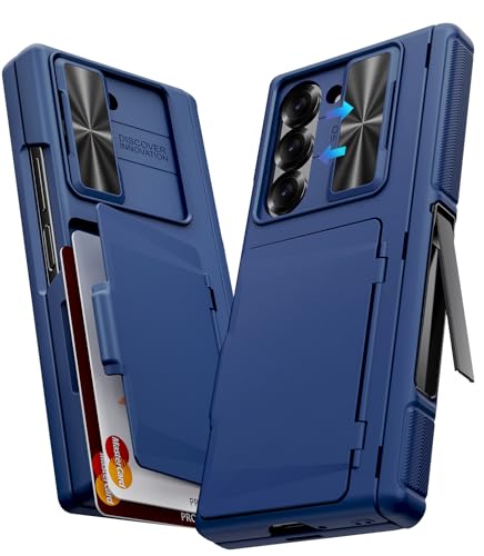 Coque Galaxy Z Fold 6 bleu en polycarbonate premium rigide