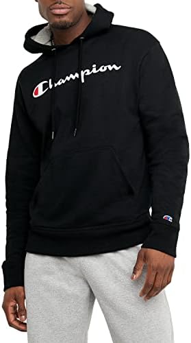 Champion mens Graphic Powerblend Fleece Pullover Hood Hooded Sweatshirt