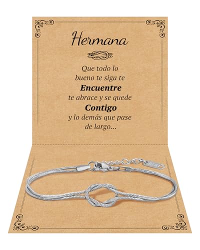 CheersLife Regalo Hermana Cumpleaños Regalo para mi Hermana Regalos para Hermanas Originales Regalos Navidad Cumpleaños Hermanas Amigas