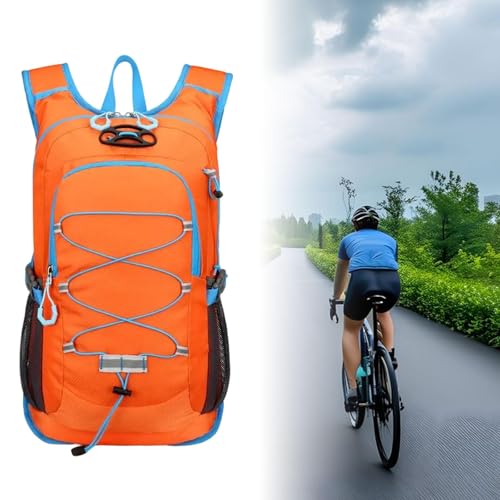Mochila running y montañismo 20-35L impermeable naranja miniatura 6