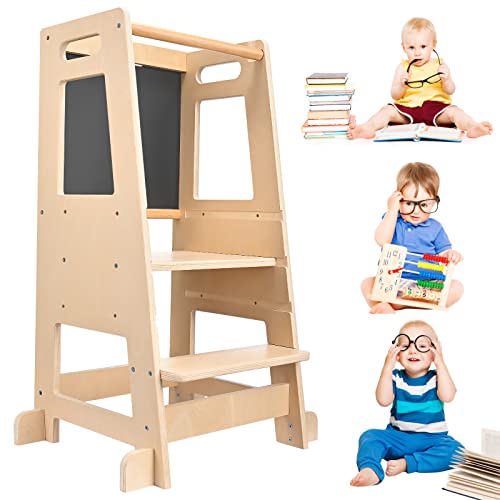 Tour de Contrôle Enfant,Tour d'observation Montessori,Aomdom Tour d'apprentissage pour Enfant 3...