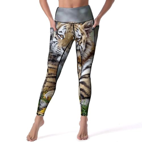 Pantalon de sport yoga taille haute Sauvage du studio de fitness au jogging