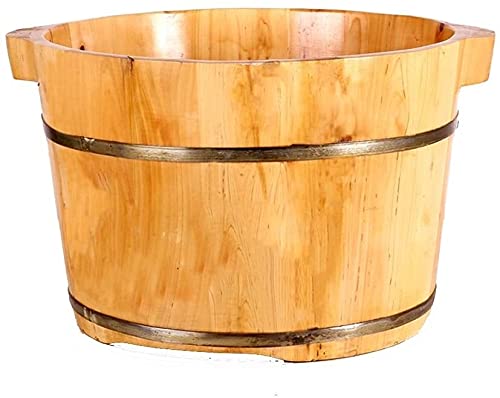 Baño de pies Katzowen en barril de madera para masaje