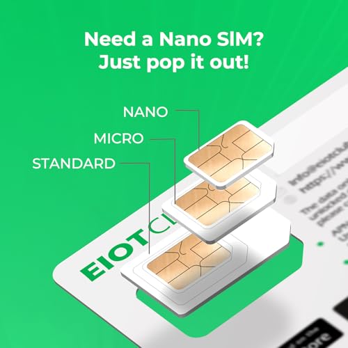 image for EIOTCLUB Data Only SIM Card - Ideal for Mobile WiFi Hotspots, Routers,