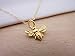 Gold Filled Bee Necklace – Handmade 14K Yellow Gold Filled Charm, Dainty Bumblebee Pendant
