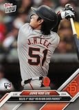 2024 Topps Now Baseball #19 Jung Hoo Lee Rookie Card Giants - Hits 1st Career Home Run