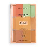 Ya en mundofriki.es: Revolution Everything Base Face Icon Complexion Palette, Paleta Todo En Uno para Ojos, Rostro y Labios, Úsala Como Base o Fundación, Medium, 5 g