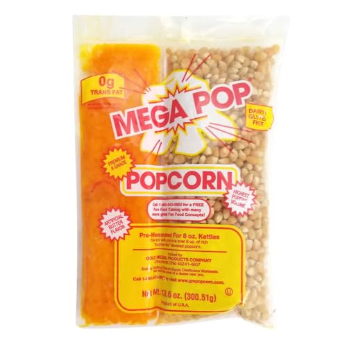 Perfectware Movie Theater Style Popcorn Portion Packs, 16 Ounce, Case