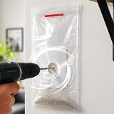 Disposable Transparent Plastic Electric Drill Hole-punched Dust Bag (10Pcs)