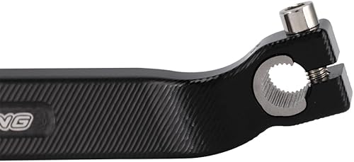 Miniatura 4 de JFG RACING Palanca de cambio de engranajes de motocicleta Punta plegable de varilla extendida CNC para KLR 650 KLR650 1987-2018 Plata