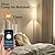 ATAEFR Floor Lamp with APP & Remote Control, Standing Lamp for Living Room Bedroom Come with 12W LED Bulb, Stepless Dimmable Minimalist Tall lamp for Reading Office, 800lm