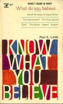 Know What You Believe 088207024X Book Cover