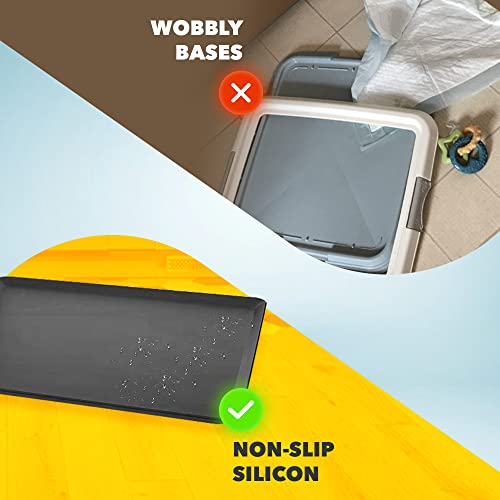 Support de tapis hygiénique pour chiens Skywin pour garder un salon propre, pack de 2