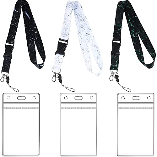 4 Handy-Lanyards Mit Herz-Muster – Farbig, Mit Karabiner, Für Ausweis & Schlüssel