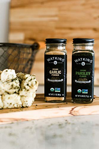 Image of Watkins Gourmet Organic Spice Jar, Parsley Flakes, 0.59 Ounce Jar, 3-Pack