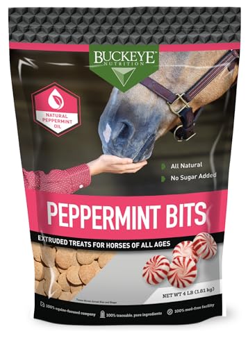 Buckeye Nutrition 4 lb. Peppermint Tasty All Natural No Sugar Added Horse Treats