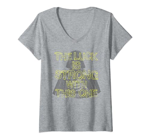 T-shirt Star Wars femme col V idéal pour un look streetwear au cinéma