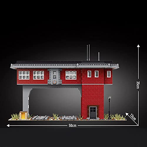 Technik Bausatz, Mould King 12009, 1809 Klemmbausteine Signalturm der Eisenbahn Custom Bausteine Kompatibel mit Lego Zug – Bild 6