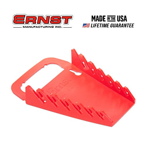 Image of Ernst Manufacturing 5044-Red Gripper Wrench Organizer, 6 Tool, Red