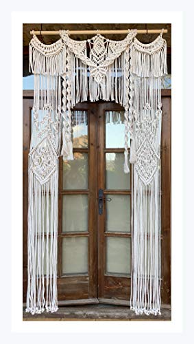 Cortina/arco de macramé 16 (a medida)