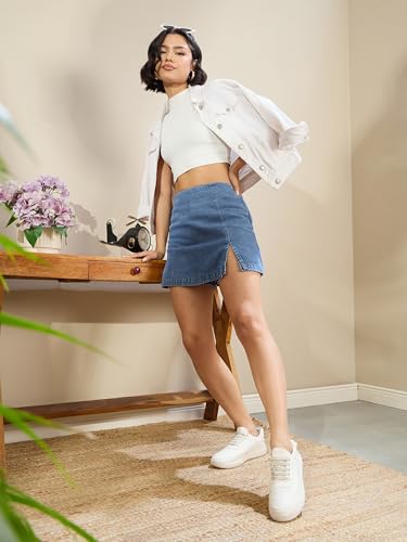 SASSAFRAS denim skirt – image 2