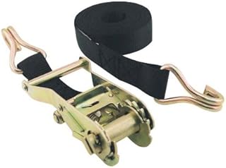 Erickson 51330 Black 1.5-Inch x 15-Inch Heavy Duty Ratcheting Tie-Down Strap
