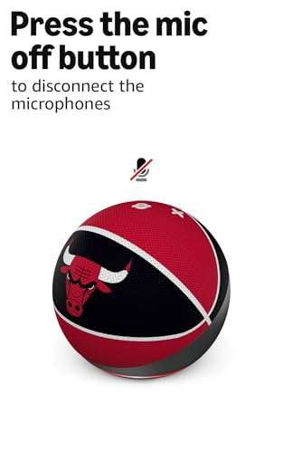 Image of Amazon Echo Dot (newest model) | Officially Licensed NBA Limited-Edition | Chicago Bulls