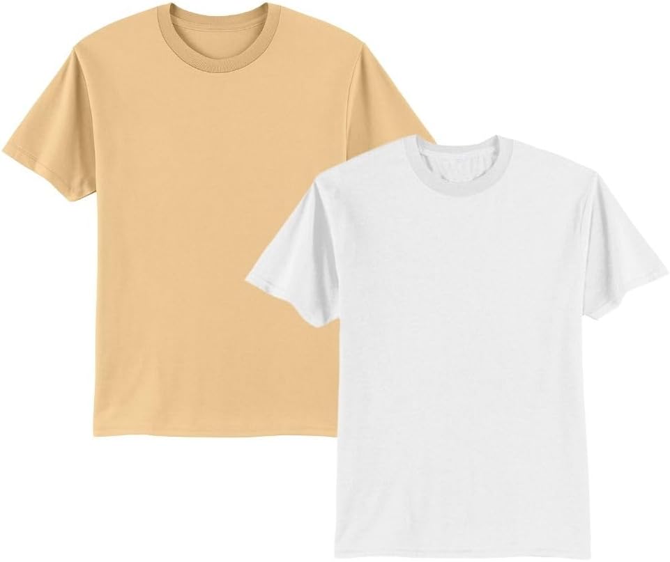 Kit 2 Camiseta Masculina Lisa Algodão Básica
