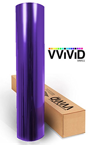 Image of VViViD Transparent Colorful Vinyl Window Tinting Sheets (5ft x 6ft, Purple)