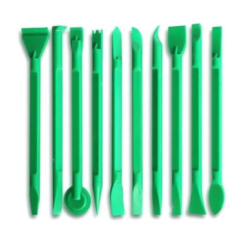 Bloepum 10 in 1 Double Head Plastic Pry Opening Tool Spudger for Mobile Phone Laptop PC Assemble Disassemble Phone Repair Tool Set Kit Easy to Use