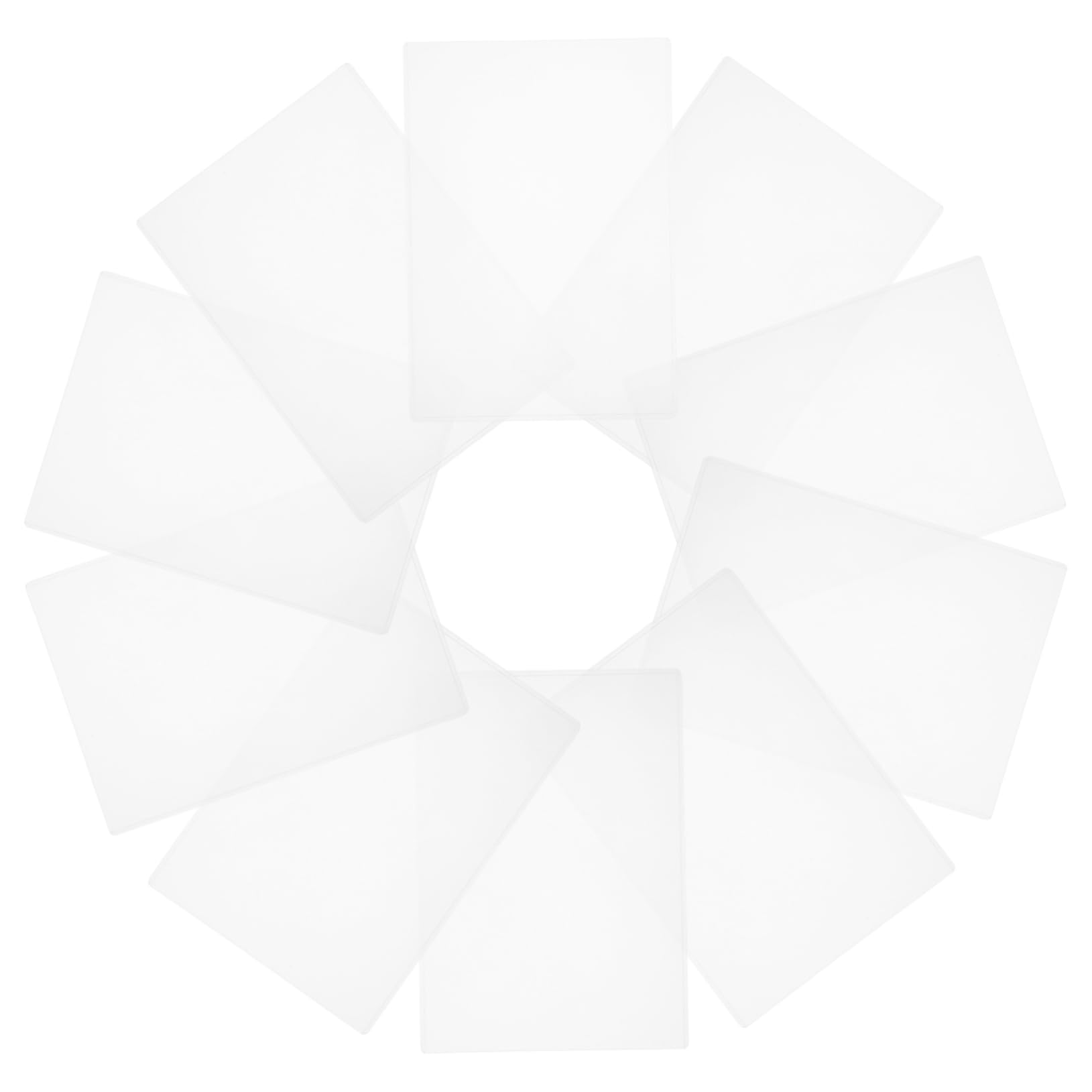 Uonlytech Supporti Per Cornici Trasparenti Da 30 Pezzi Per Album Fotografici, Menu E Poster Protezioni Per Stampe in Carta, Custodie Per Foto in Plastica Trasparente