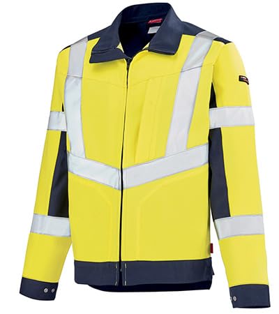 LAFONT Lutea Warnschutzjacke, Gelb/Marineblau, Größe 3XL, Hi-Vis Gelb / Stahlgrau, 32