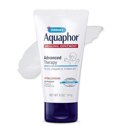 Image of Aquaphor Children's Advanced Therapy Healing Ointment, 41% Petrolatum Skin Protectant Ointment for Minor Wound Care, Chapped or Cracked Skin and Lips, 5 Oz Tube