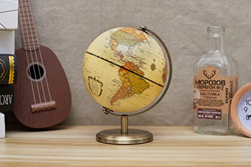 image for Annova Antique Globe Dia 5.5-inch / 14CM - Educational/Geographic/Mode