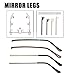 1 Pair Metal Glasses Leg Repair Tool Universal Slip Replacement Arm Spectacle Eyewear Glasses Frame Leg R0T0 Accessories