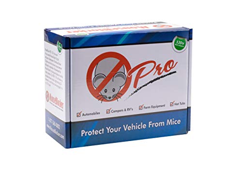 Mouseblocker Pro 120V Plug-In Ultrasonic Mouse And Rodent Deterrent With Dual Strobing Leds For Your Vehicle #TOP1
