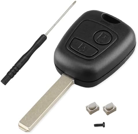 Coque Avant De Télécommande Clé – Pour Peugeot 107, 206, 207, 306, 307, 407 Et Citroën – Remplacement Facile