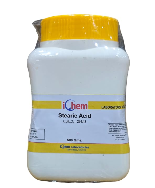 ICHEM Stearic Acid (500GM) Assay 99% Min (Lab use only) (B0D4F4NPCG) Amazon Price History, Amazon Price Tracker