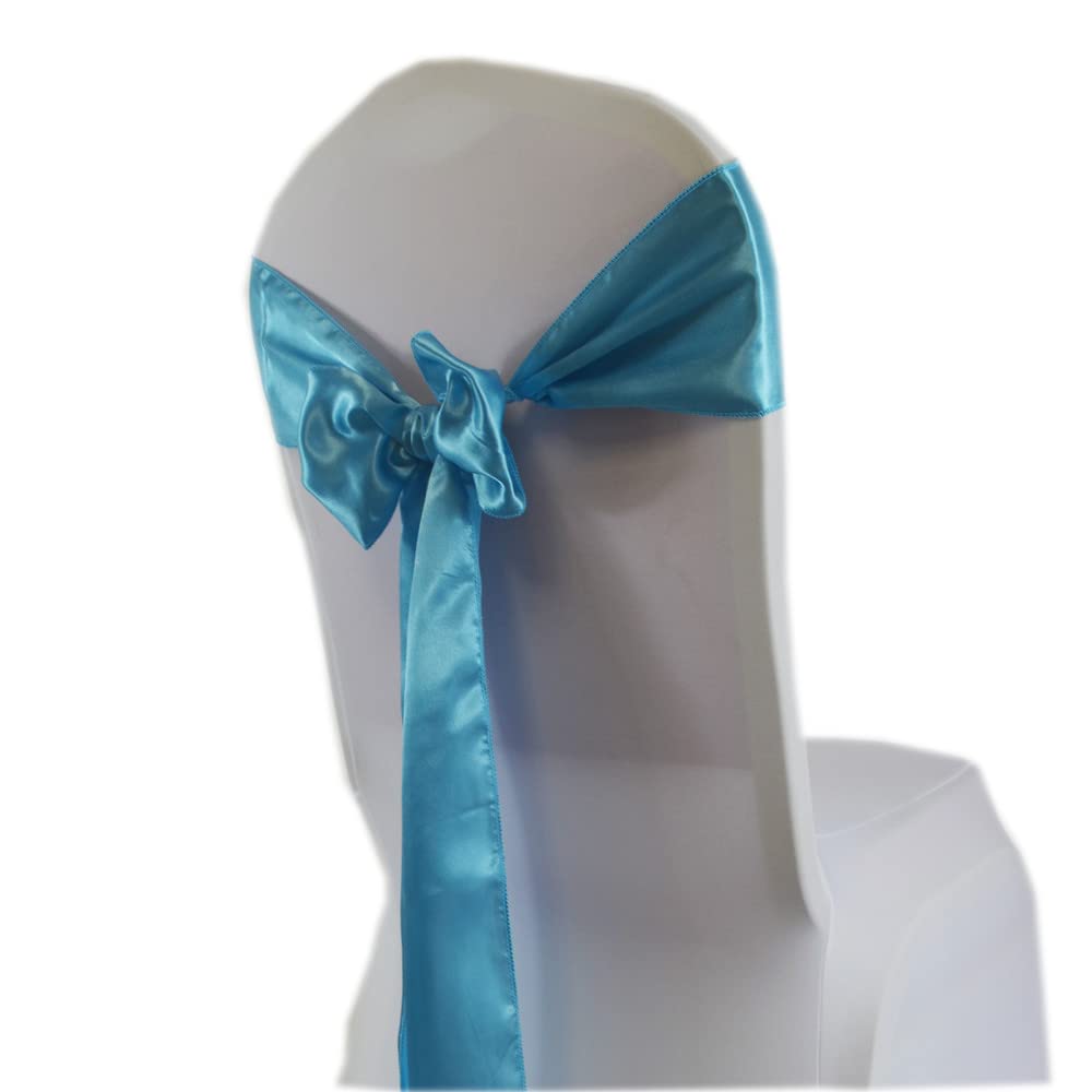 15 * 275 cm Fascia for sedia in raso con fiocco for matrimonio