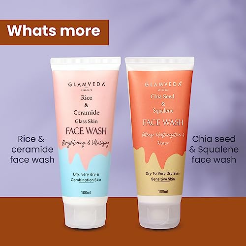 Image of Glamveda Glycolic & Salicylic Acid And Potato Anti Pigmentation Face Wash (200ml) | For Reduces Dark Spots & Blemishes Tanning | For Men & Women | All Skin Types