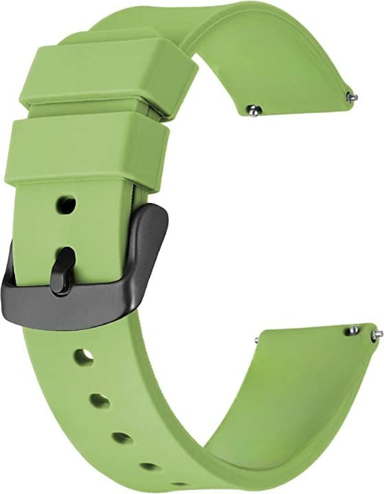 A3sprime Soft Silicone Universal Watch Strap Suitable for All 22mm Lugs Width Smartwatch (Set of 1 Pairs) (Green) (B0C6V14DZ1) Amazon Price History, Amazon Price Tracker