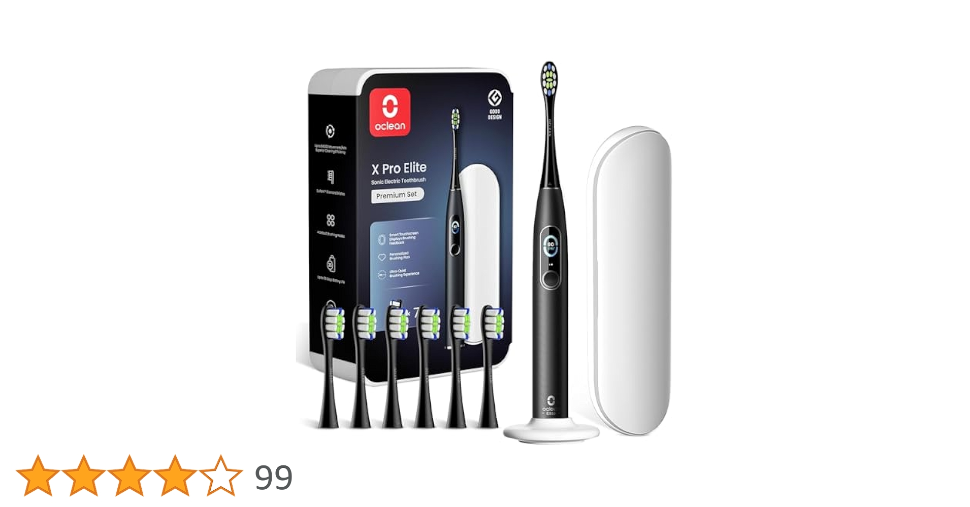 『週末セール』oclean Pro Elite Premium Set 本体 Buy Oclean X Pro Elite - Quiet Electric Toothbrush with