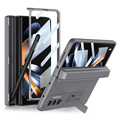 Coque Galaxy Z Fold 4 protection charnière intégrale housse grise 5G