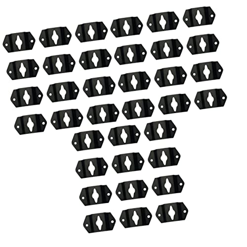 Fixation sécurisée pour accessoires audio et enceintes surround avec crochets muraux Milisten