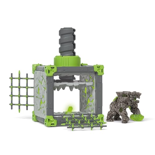 Image of schleich Eldrador Creatures - 28 PC BattleCave Stone Smasher Playset for Boys and Girls - Kids Ages 7+ | 42734