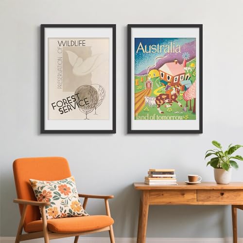 Picrit 20x30 Frame 3 Pack, Black Poster Frame, Display Poster 18 x 24 with Mat or 20 x 30 without Mat for Horizontal or Vertical Wall Mounting