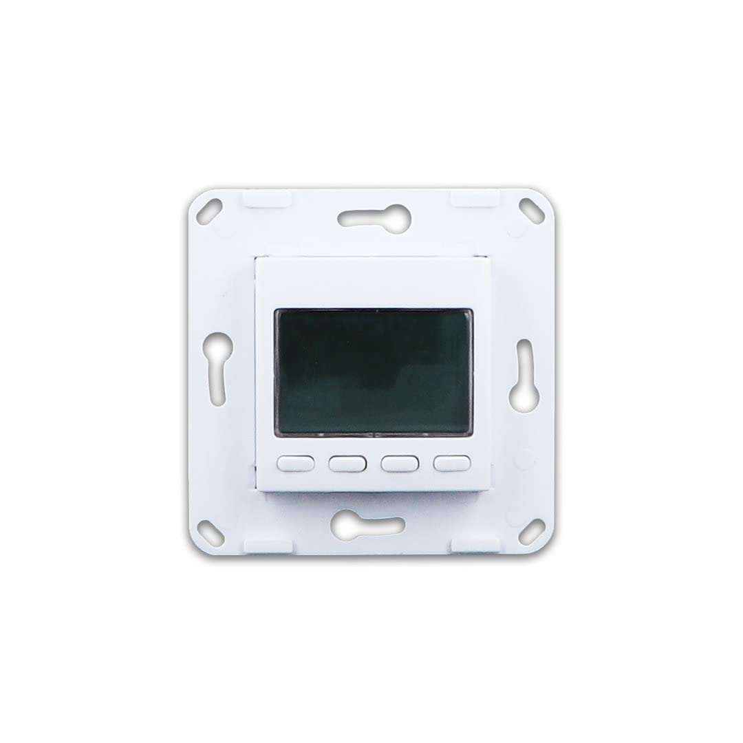 LIVOLO LCD Raumthermostat Thermostat Modul Fußbodenheizung in Weiß für Fußboden Heizung Programmierbarer Wandthermostat Zeitpläne digitaler Display Raumtemperaturregler VL-Pro-11