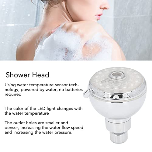 Pommeau de douche LED avec rotation 360° pour optimiser la pression d'eau - 3