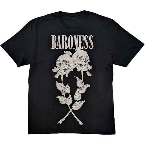 T-shirt Baroness Razor Bloom solide qui résiste aux lavages répétés