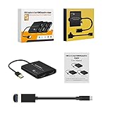 ELECABLE USB 3.0 to Dual HDMI Adapter - 4K@60Hz Ultra HD - Built-in DisplayLink DL6950 Chip - Extend Screen to Multiple Monitors - Compatible with Windows, Mac OS, Android, Chrome OS, Ubuntu - Image 4